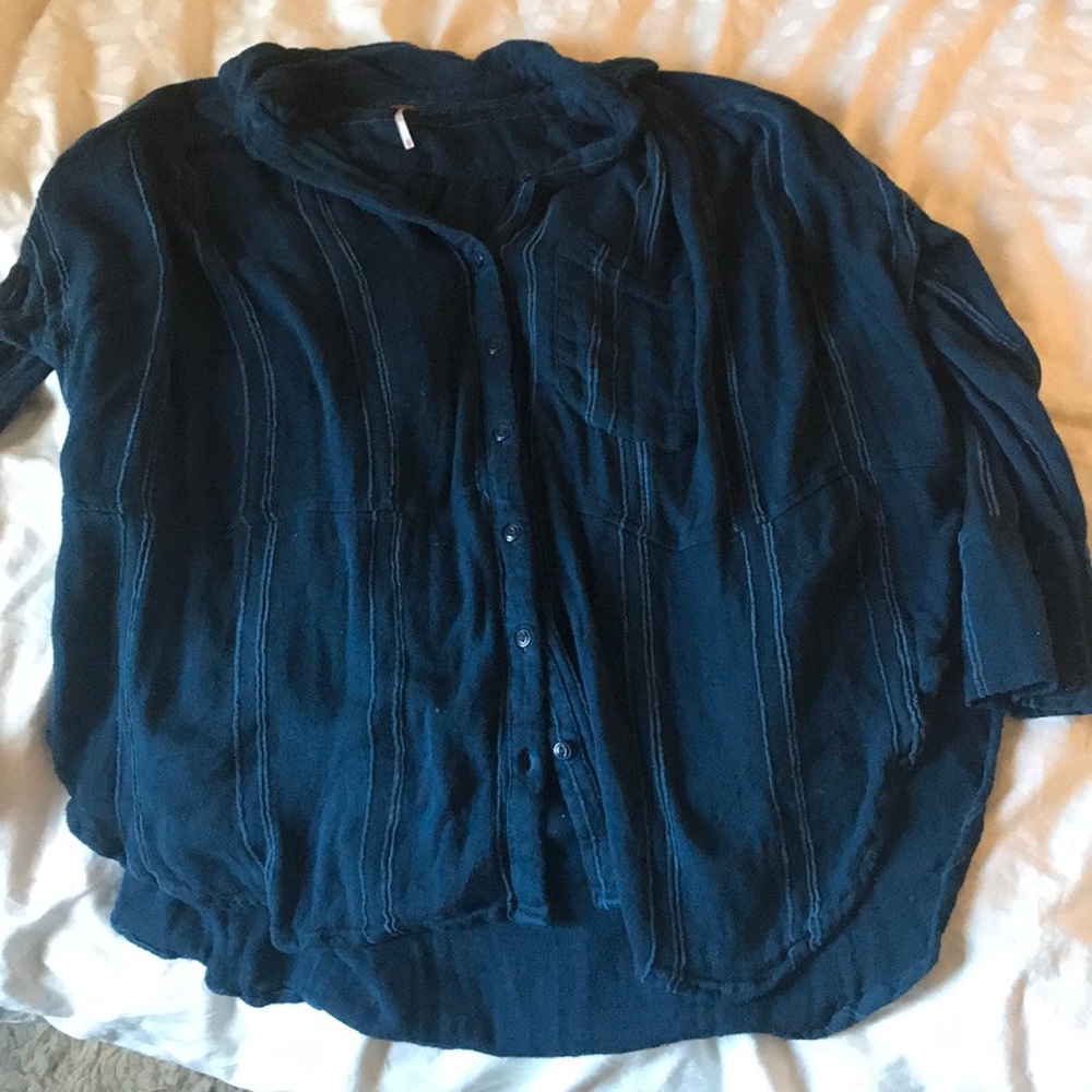 Free People Button Up Shirt